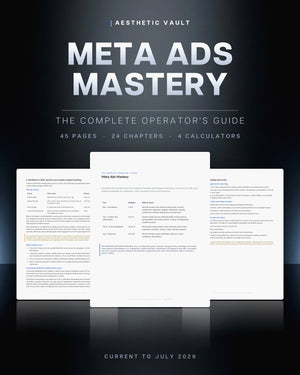 Meta Ads Mastery - The Complete Operator's Guide (2026)