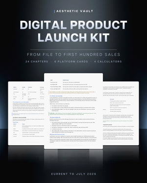 Digital Product Launch Kit - From File to First Hundred Sales (2026)