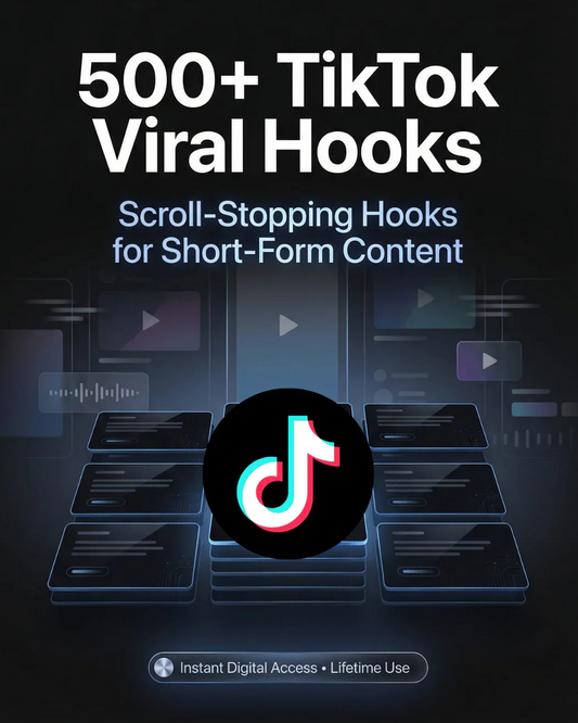 500+ Viral TikTok Hooks for Creators (2026)
